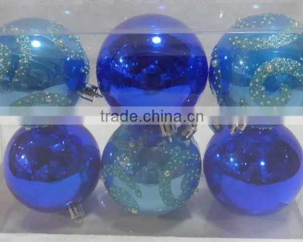 80MM Festival Decorative Transparent Christmas Ball photo-4