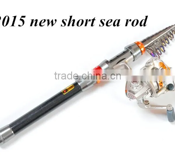Super Light Carbon Portable Telescopic Pole Saltwater Casting Spinning Fish Pole Hand Sea Fish Tackle Wholesale 1.8-3.6M photo-3