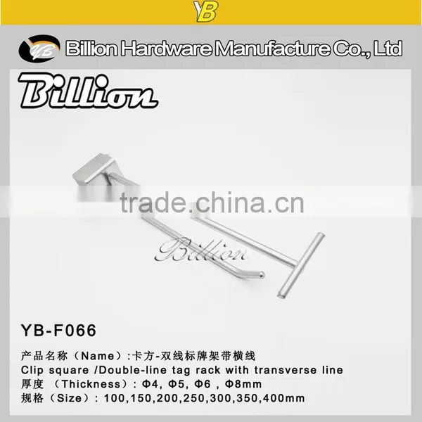 Metal Hanging Display Hooks Tube Bar Hooks Oval Tube Price Tag Hooks photo-6
