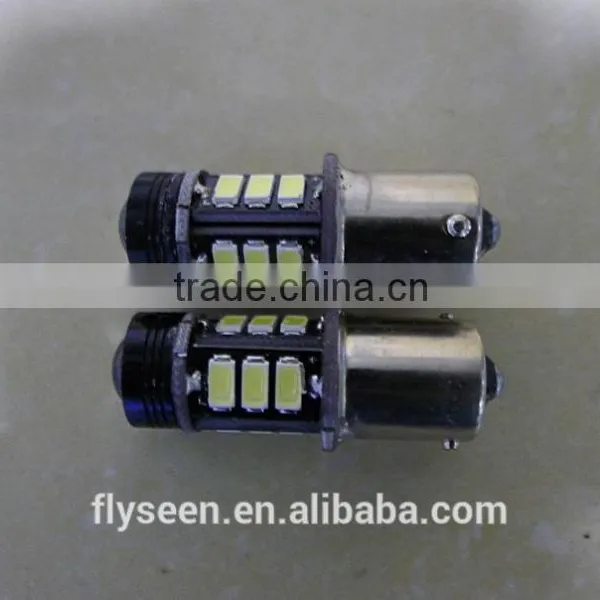 Hotsale 12V Led Light T15 1157 7440 7443 3156 3 1156 Car LED Light 5630 12SMD With Lens photo-2
