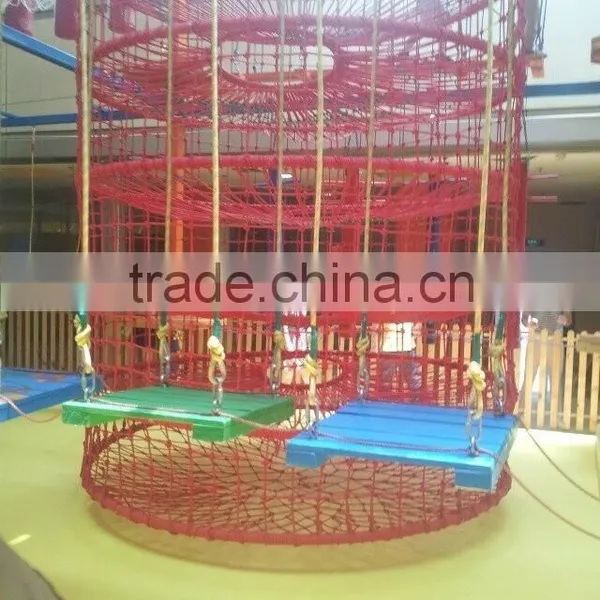 2015 New Indoor High Obstacle Ropes Course, Hot-sale Adventure Course, Indoor Playground Equipment Quality Choice photo-6