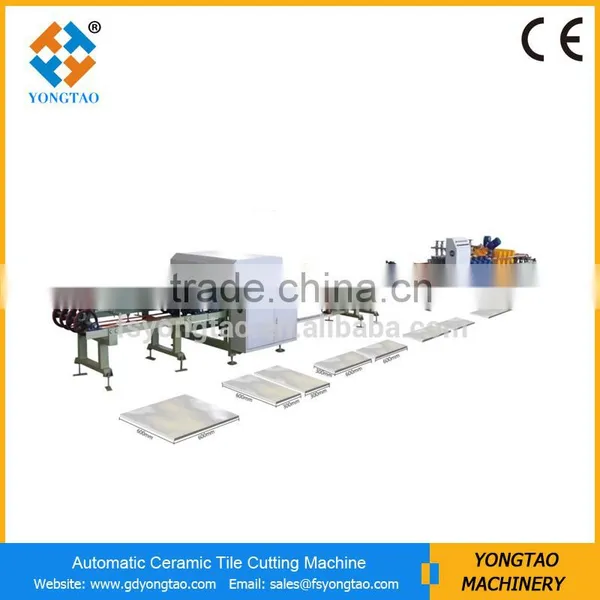 Automatic Line Machine for Ceramic Tile Cutting Chamfering