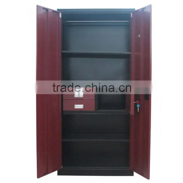 H1950 W900 D500 Steel Bedroom Wardrobe Design Supplier's Choice photo-2