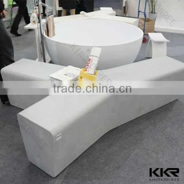 Modern Shopping Mall Marble Stone Benches for Sale photo-2