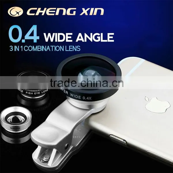 Full Set Cell Phone Lens 3 in 1 Clip-On Fish Eye Lens 180 Degree Universal For i4 4s 5 6 Fisheye Lens Quality Choice photo-4