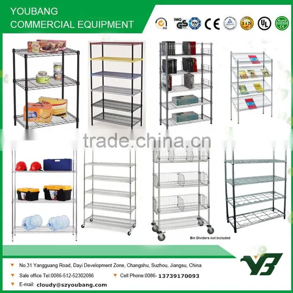 2015 Hot Sell NSF 100KGS Heavy Duty 5 Tier Home Wine Shelf (YB-WS023) photo-4