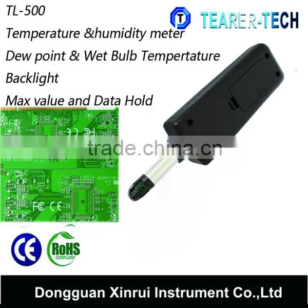 Fast Response Air Thermo-Hygrometer With Wet Bulb Psychrometer, Dew Point Meter TL-500 photo-5