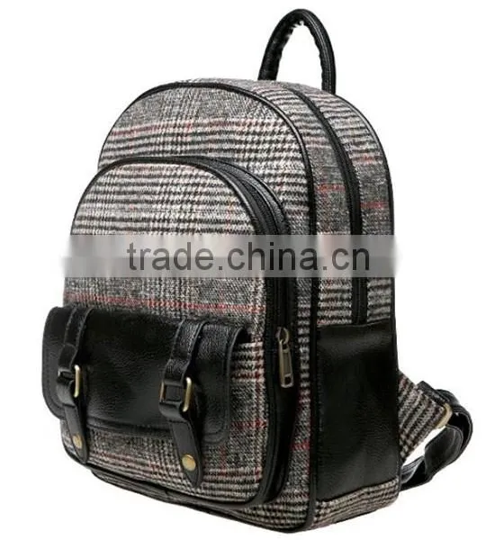 2015 New Casual Canvas Backpack for College Girls photo-2