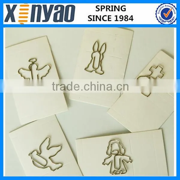 Hight Quality Promotional Gifts Custom Logo Metal Silver Birds Shape Paper Clips photo-3