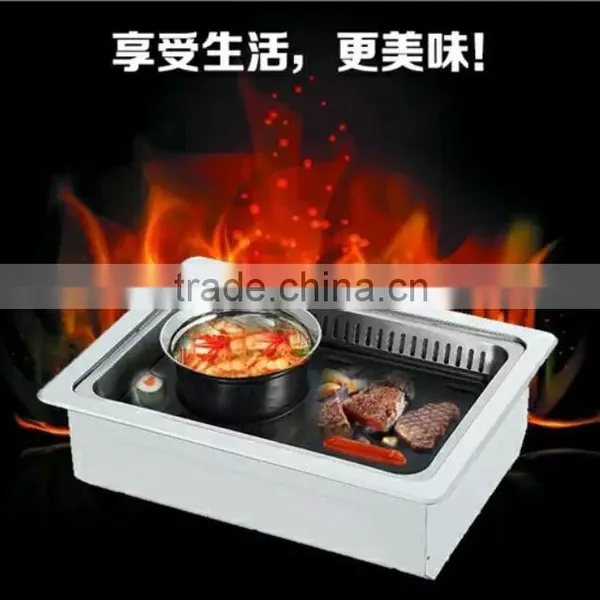 Far Infrared Ray Korean Electric Bbq Grill Roaster With Ceramic Cooktop , Kamado Grill Ovens