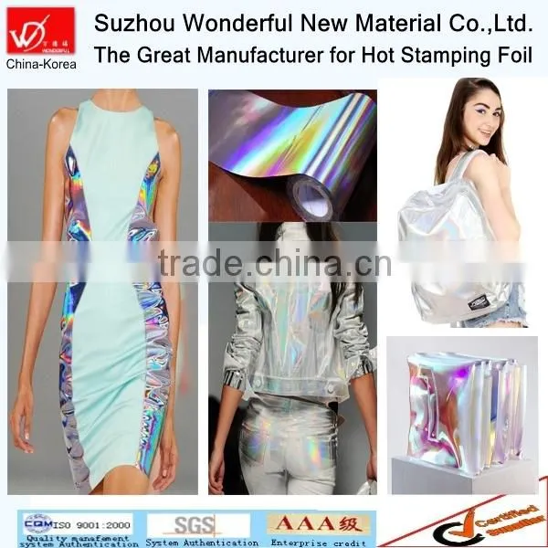 2015 Popular Holographic Hot Stamping Foil for Textile