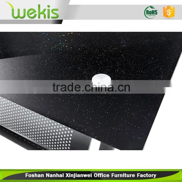 Black Color Modern Office Desk Executive Ceo Desk Glass Office Table in Office Furniture Quality Choice Most Popular photo-6