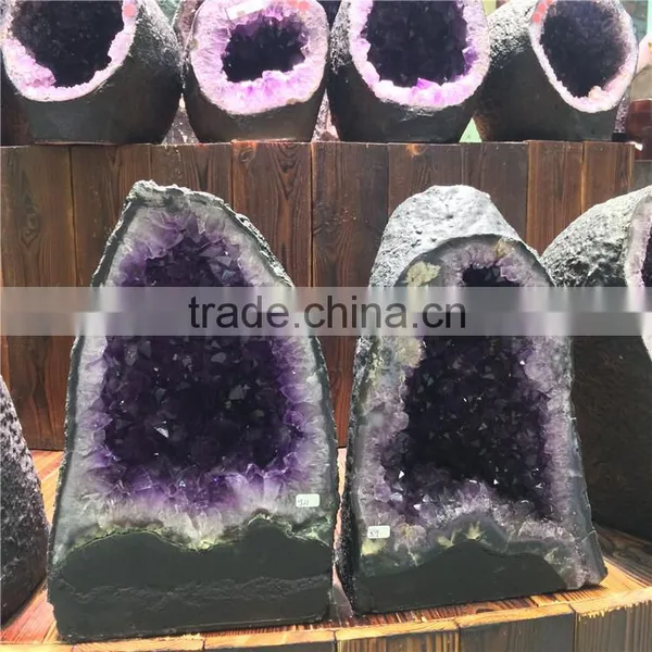 Natural Brazil Amethyst Geode Pocket With Different Shapes Home Decoration photo-2