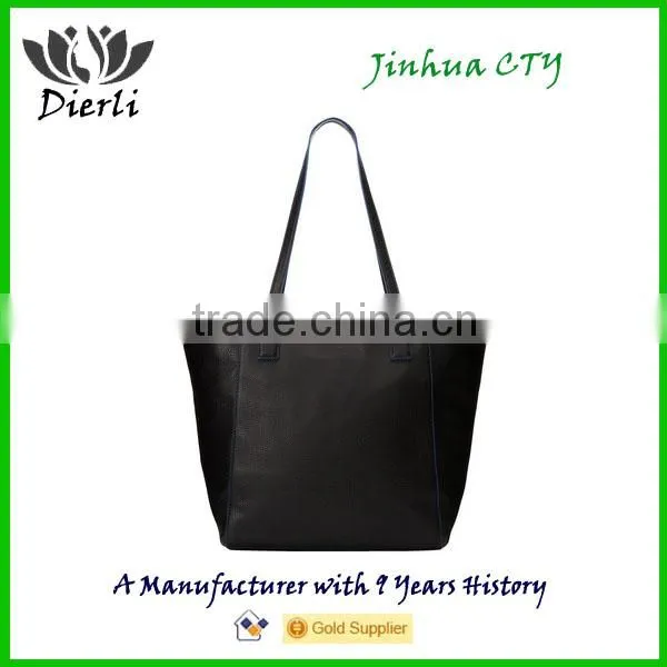 Plain Leather Tote Bag photo-3