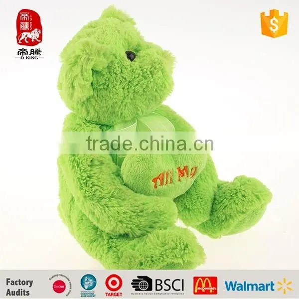 Custom Bear Toy With Love Heart Valentine's Gift Romantic Teddy Bear photo-2