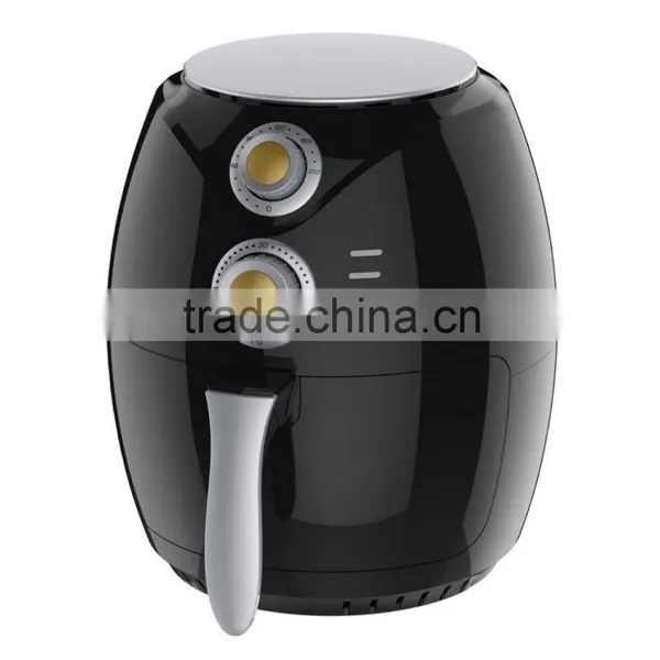Round Air Fryer Electric Deep Fryers no Oil,Manual Control Electric Low Oil Deep Air Fryer,Multifunctional Oil Free Air Fryer