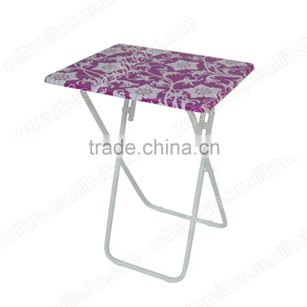 Metal Wood Foling Tray Table photo-2