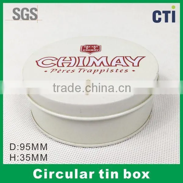 Round Cup Pad Tin Box