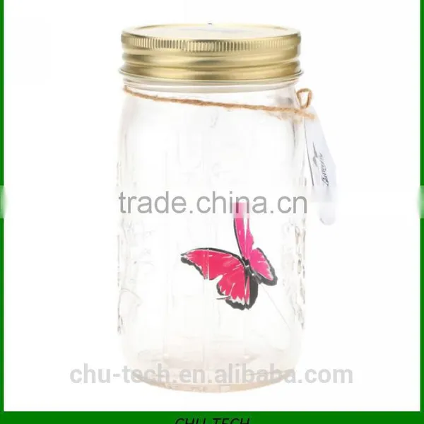 Electronic Butterfly Jar Butterfly Bottle With LED Light photo-5