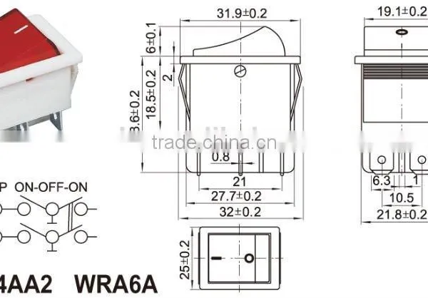 Mini Rocker Switch,led Illuminated Rocker Switch,Electrical Drinking Fountain Rocker Switch,Rocker Switch Oval Ellipse With Ligh photo-4