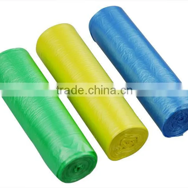 Yellow Garbage Bags on Roll