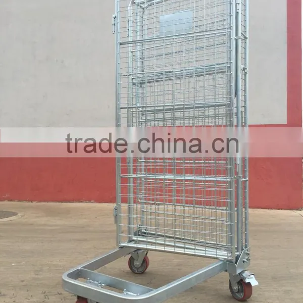 the Euro Style Logistic Industry Convenient Operation Wire Mesh Roll Containers photo-5