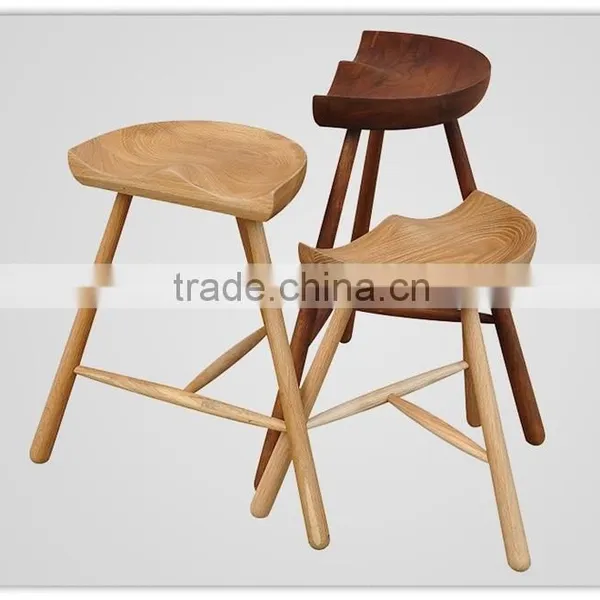 3 Legged Wooden Stool photo-3