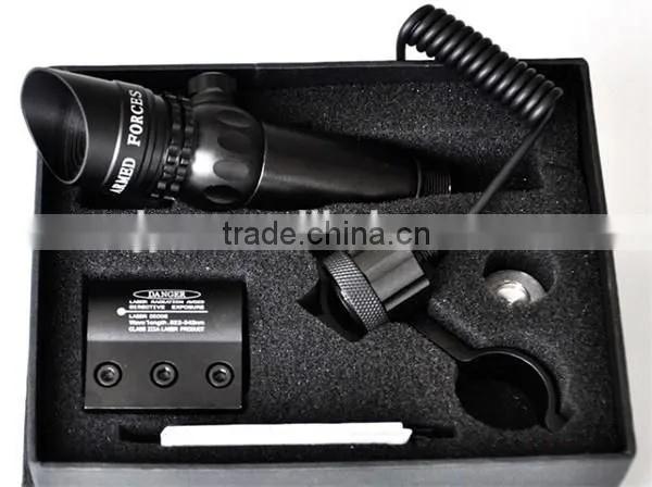BIJIA Tactical Green Red Mil Dot Laser Sight Scope photo-6