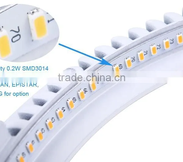 Die-casting Shaped White Color 0.2W SMD3014 Ceiling Mounted 9W Round Panel 130MM for Diameter photo-3