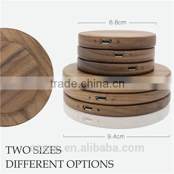 Eco-friendly Style Wood Bamboo QI Universal For Iphone Wireless Charger. photo-6