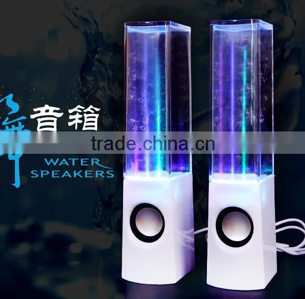 Hot Selling Products Colorful Led Big Dancing Water Speaker, Dancing Fountain Speakers With Charging Cable
