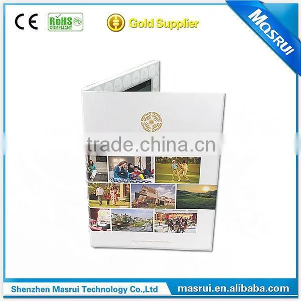 2014 Wholesale Video Cards, USB Video Booklet / LCD Video Brochure for Wedding photo-4