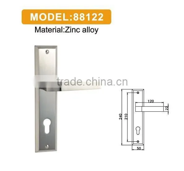 Door Handle on Plate and European Standard Door Handle