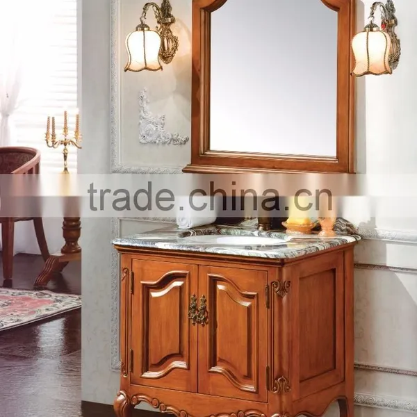 Top Bathroom Luxury Natural Marble Bathroom Cabinet Furniture WTS850 photo-6