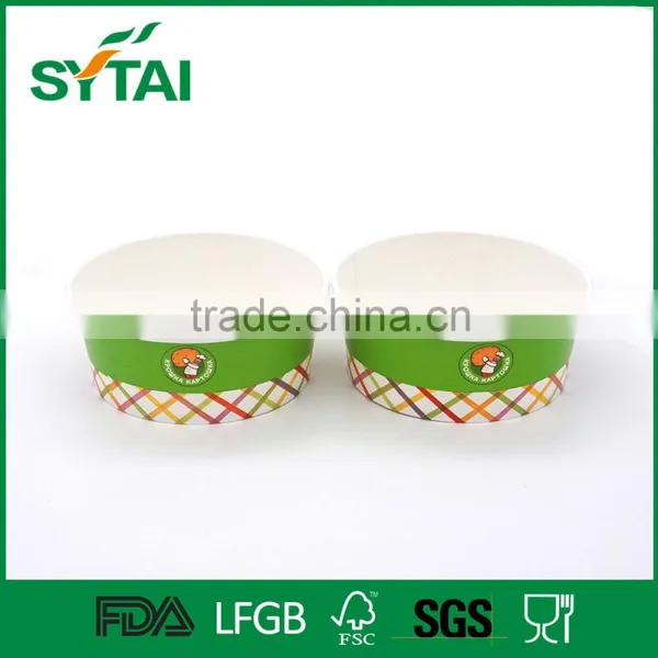 Take Away Paper Container Custom Logo Disposable Large Salad Bowl and Lids