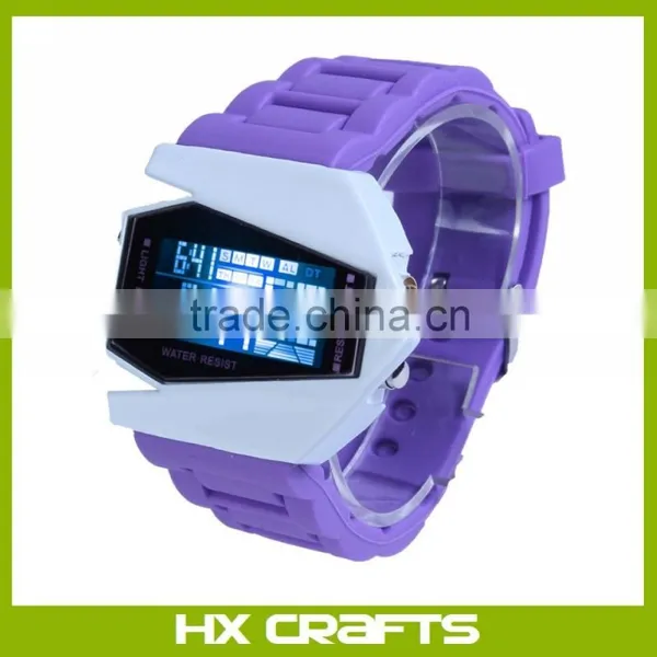 New Arrival Products Silicone Colors Digital LED Watch Design Your Own Wristbands Water Resistant Men Led Watch photo-2
