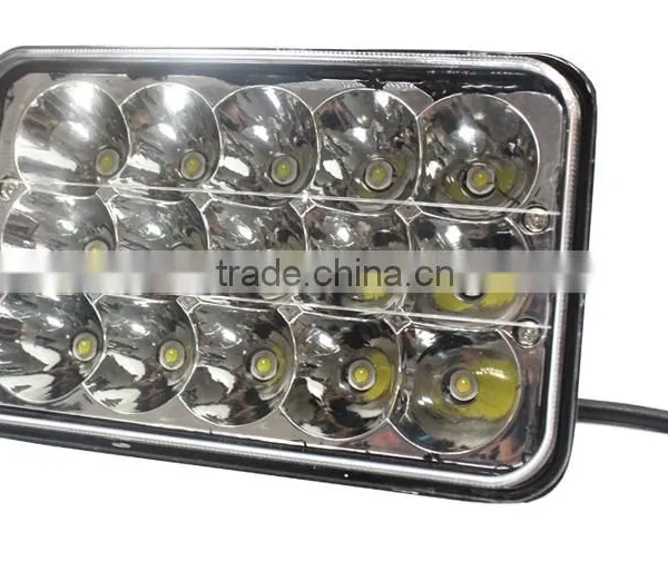 Hot Sale New 45W Square Offroad 5inch Led Work Light With Spot and Flood Beam