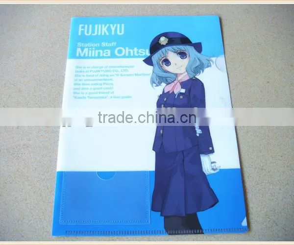 Fancy Clear L Shape File Folder UV Printing photo-5