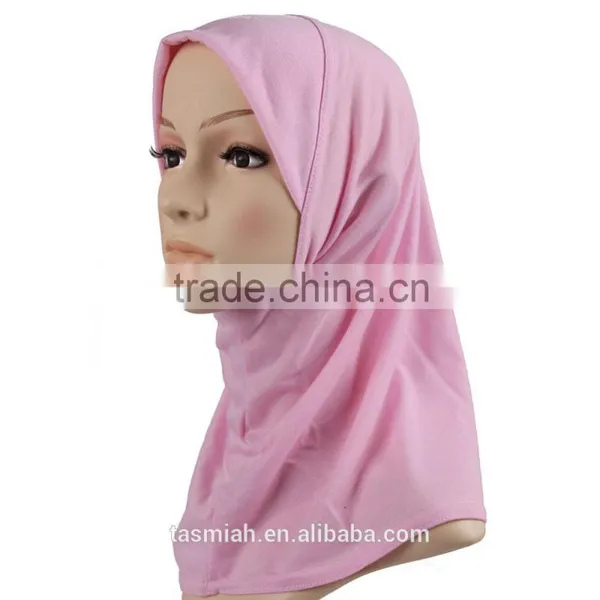 Muslim Ninja Arabic Mini Hijab Solid Color G-SD162#