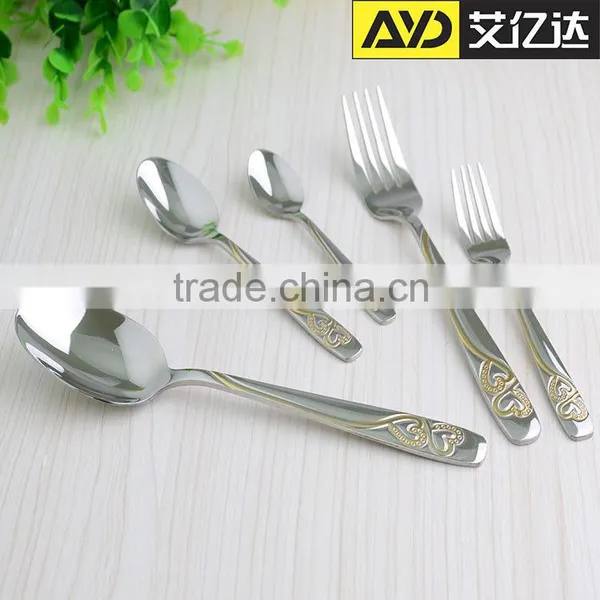 Stainless Flatware! Gold Plated Stainless Flatware photo-6