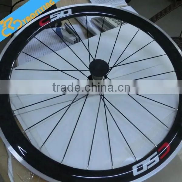 2016 Cheap Bike Wheels 700c Bike Carbon Wheels,50mm Clincher Carbon Road Wheels China photo-2