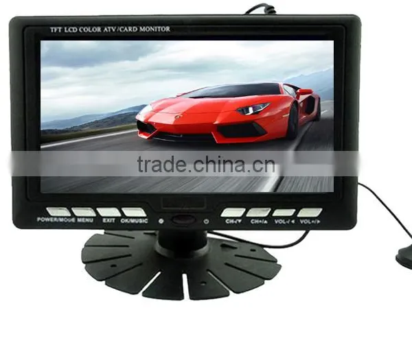 7 Inch Analogue Car TV Monitor With TV USB SD photo-2