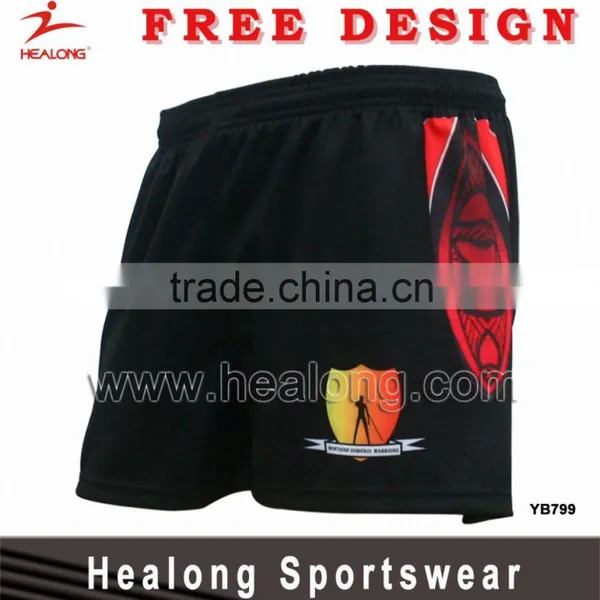 Hot Sales Cheap Custom Subliamation Man's Sportswear Rugby Shorts Jersey photo-3
