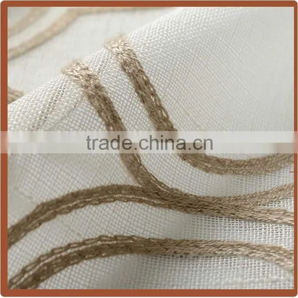 Embroidery Material Of Readymade Curtain With Fancy Valance 2016 NEW photo-5