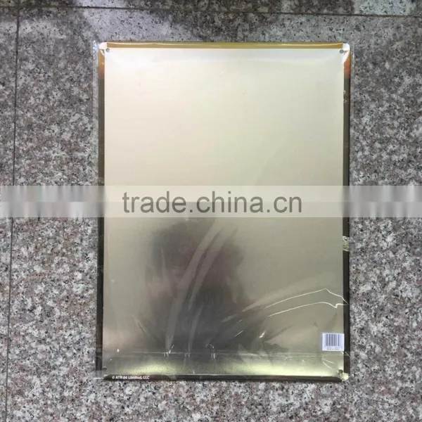 Decorative Custom Embossed Metal Car Sign Tin Plate Sign photo-2