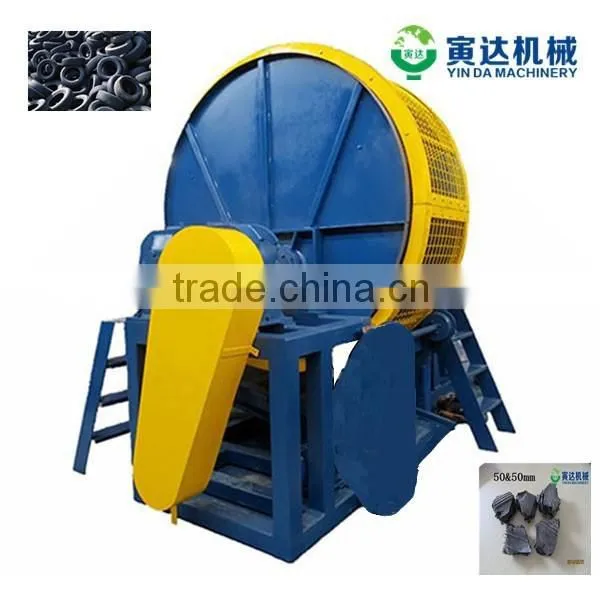 Used Whole Tire Shredder for Sales Made in China/waste Rubber Shredder Machinery