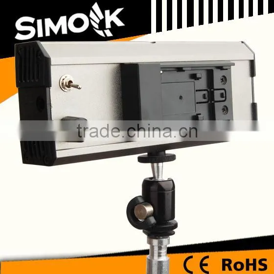 High Power Stackable 12W LED Video Light Panel With Chargeable Battery On Camera photo-3
