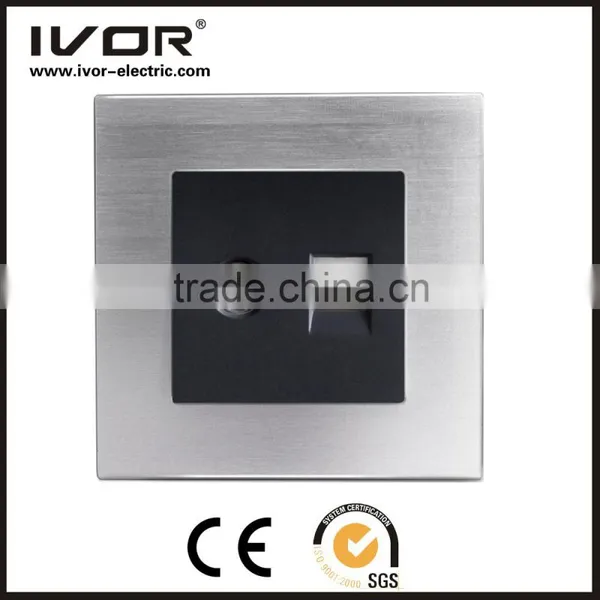 2016 New Design IVOR Aluminum Silver Material tv RJ45 Computer Switch photo-6