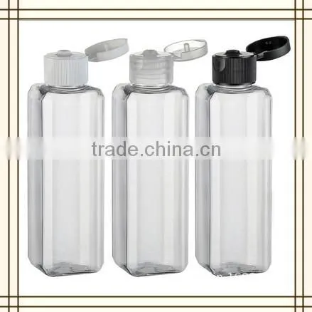 500ml Plastic Colorful Blue PET Bottle With Aluminium Cap for Cosmetic photo-3