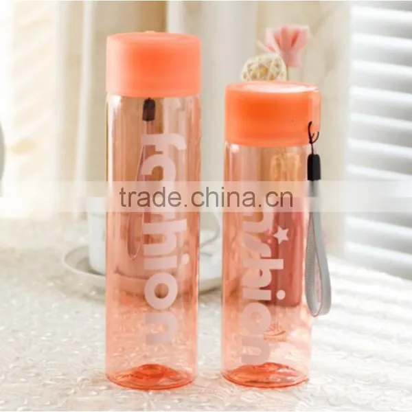 BPA FREE 410ml/330ml Water Bottle/ Sports Plastic Water Bottle With Straw photo-3